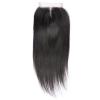 Peruvian Virgin Human Hair Straight 4&#034;*4&#034; 1PC Lace Closure with 4 Bundles Hair #4 small image