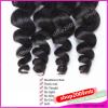 4 Bundles Loose Wave Curly Peruvian Virgin Hair Human Hair Extensions Weave Weft