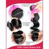 4 Bundles Loose Wave Curly Peruvian Virgin Hair Human Hair Extensions Weave Weft #5 small image
