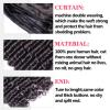 7A Peruvian Virgin Human Hair Deep Wave Curly 4*4 Lace Closure with 3 Bundles #5 small image