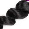Loose wave 100% Virgin Hair 3 Bundles Peruvian Remy Human hair extensions Weave #5 small image