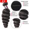 8A 3 Bundles Loose Wave Curly Peruvian Virgin Human Hair Extensions Weave Weft #3 small image