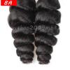 8A 3 Bundles Loose Wave Curly Peruvian Virgin Human Hair Extensions Weave Weft #4 small image