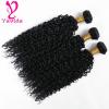 THICK 7A 300g Kinky Curly 3 Bundles Peruvian Virgin Human Hair Weave Weft #3 small image
