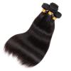 Peruvian Virgin Hair Extensions Silk Straight Human Hair Weave 3 bundles 150g #4 small image