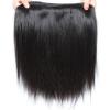 Peruvian Virgin Hair Extensions Silk Straight Human Hair Weave 3 bundles 150g #5 small image