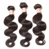150g/3 Bundles Peruvian Body Wave Virgin Human Hair Weave Extensions Black #5 small image