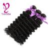 300g/3 Bundles 7A Virgin Peruvian Deep Wavy Wave Curly Human Hair Weft Extension #2 small image