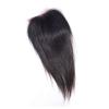 Peruvian Straight Virgin Hair Weft 4 Bundles 200g with Lace Frontal Closure DHL #2 small image