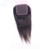Peruvian Straight Virgin Hair Weft 4 Bundles 200g with Lace Frontal Closure DHL #4 small image
