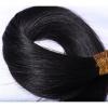 Peruvian Straight Virgin Hair Weft 4 Bundles 200g with Lace Frontal Closure DHL #5 small image
