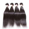 100% Unprocessed Peruvian Straight Virgin Human Hair Extensions 200g/4 Bundles #2 small image