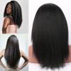 7A Virgin Human Hair Glueless Kinky Straight Lace Front Wigs/Full Lace Wigs #1 small image