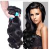 3 Bundles Unprocessed Peruvian Virgin Body Wave Hair Extensions Weaves 150G All #1 small image