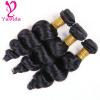 Cheap 7A Virgin Peruvian Loose Wave Human Hair Extensions 3 Bundles Weave 300g #4 small image
