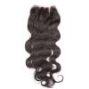 4&#034;X4&#034; Lace Closure Brazilian Virgin Peruvian Human Hair  hairpiece extensions #3 small image