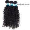 4 Bundles(10&#034;+12&#034;+14&#034;+16&#034;)/200g Virgin Peruvian Curly Weave Human Hair Extension #1 small image