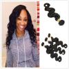 7A Peruvian Remy Hair Body Wave Hair Wefts Human Virgin Hair Weaves 16 inch #1 small image