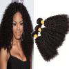 Peruvian Kinky Curly Virgin Hair 3 Bundle 300g Curly Weave Human Hair Extensions #1 small image