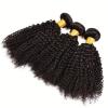 Peruvian Kinky Curly Virgin Hair 3 Bundle 300g Curly Weave Human Hair Extensions #4 small image
