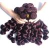 6A 3 Bundles Peruvian Virgin Loose Wave Burgundy Human Hair Extensions 300g #3 small image