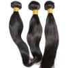 Peruvian Virgin Hair Extension Silk Straight Long Hair Weft 3 Bundles 12&#034; 300g