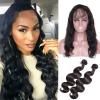 Virgin Peruvian Hair Body Wavy 2 Bundles &amp; 1pc Pre Plucked 360 Lace Frontal #1 small image