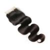 Peruvian Virgin Human Hair Extensions Body Wave 3 Bundles 300g With Lace Closure #3 small image