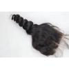 Peruvian Loose Wave Silk Base Top Lace Closure Virgin Remy Human Hair Extension #2 small image