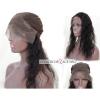 7A Virgin 360 Lace Band Frontal Wave Peruvian Remy Human Hair Lace Front Closure #1 small image