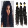 7A Peruvian Virgin Human Hair Wefts Kinky Curly Hair Extensions 300G 22&#034;+24&#034;+26&#034; #1 small image