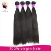 Natural color raw unprocessed virgin indian hair weavon straight hair indian human hair in china