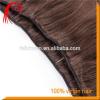 Top Quality 7A Human Virgin Color #2 Straight Hair Weft Real Virgin Peruvian Hair