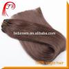 Hot Sale Human Virgin Color #2 Straight Hair Weft Russian 100% Human Hair Tangle Free