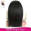 Aliexpress top quality unprocessed virgin hair lace front wig best for Black