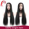 Fashionable 7A Grade Indian Human Hair Wigs Top Quality 1b color Virgin Hair Lace Front Wig
