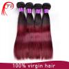fashion 1B/99J remy hair silky straight most popular ombre hair extension