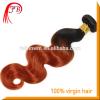 ombre remy hair weft Two Tone body wave beautiful 1B/350 human hair