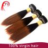 Fashion 1B/30 ombre hair silky straight hair style hair weaving human