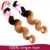unprocessed ombre color human hair ombre hair weft body wave hair extension