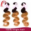 Ombre Hair Extensions Brazilian Body Wave hair weft 1B/27# Two Tone color Hair bundles