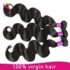 Best Quality Double Weft 7A Grade Human Malaysian Body Wave Hair Extensions #3 small image