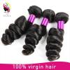 100% malaysian virgin human loose wave hair weft
