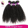 virgin malaysia hair 6A grade kinky curly weave hair