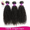 grade AAAAA malaysia hair kinky curly unprocessed wholesale hair bundle #1 small image