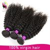 grade AAAAA malaysia hair kinky curly unprocessed wholesale hair bundle