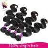 5A unprocessed body wave 100% virgin brazilian hair extensions