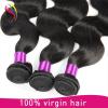 High quality virgin hair body wave 100% unprocessed human Peruvian hair extensions