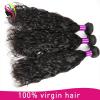100% natural virgin brazilian human hair natural wave remy hair weft