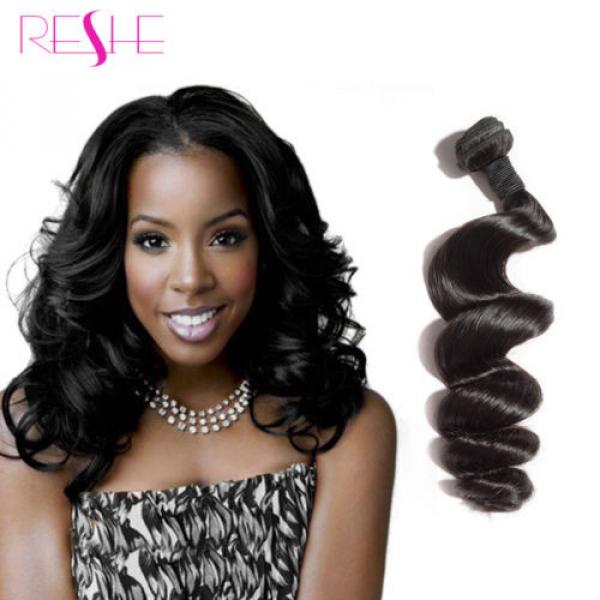 1/3/4 Bundle Virgin Brazilian Human Hair Weave Loose Wave Hair Extensions Weft #5 image